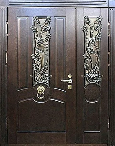 Входная дверь Massive-49 (Массив дерева) - внешняя сторона